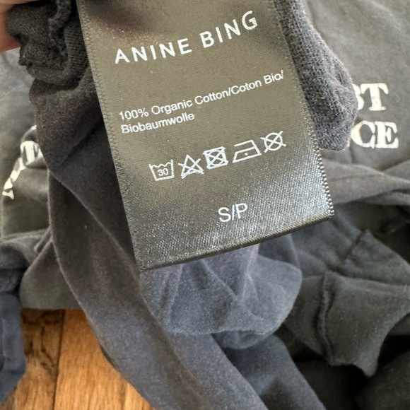 Anine Bing Tee Shirt size small - Picture 3 of 3
